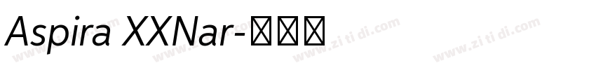 Aspira XXNar字体转换
